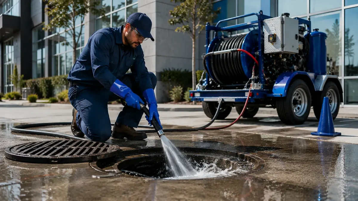 Commercial Hydro Jet Drain Cleaning in Bolinas